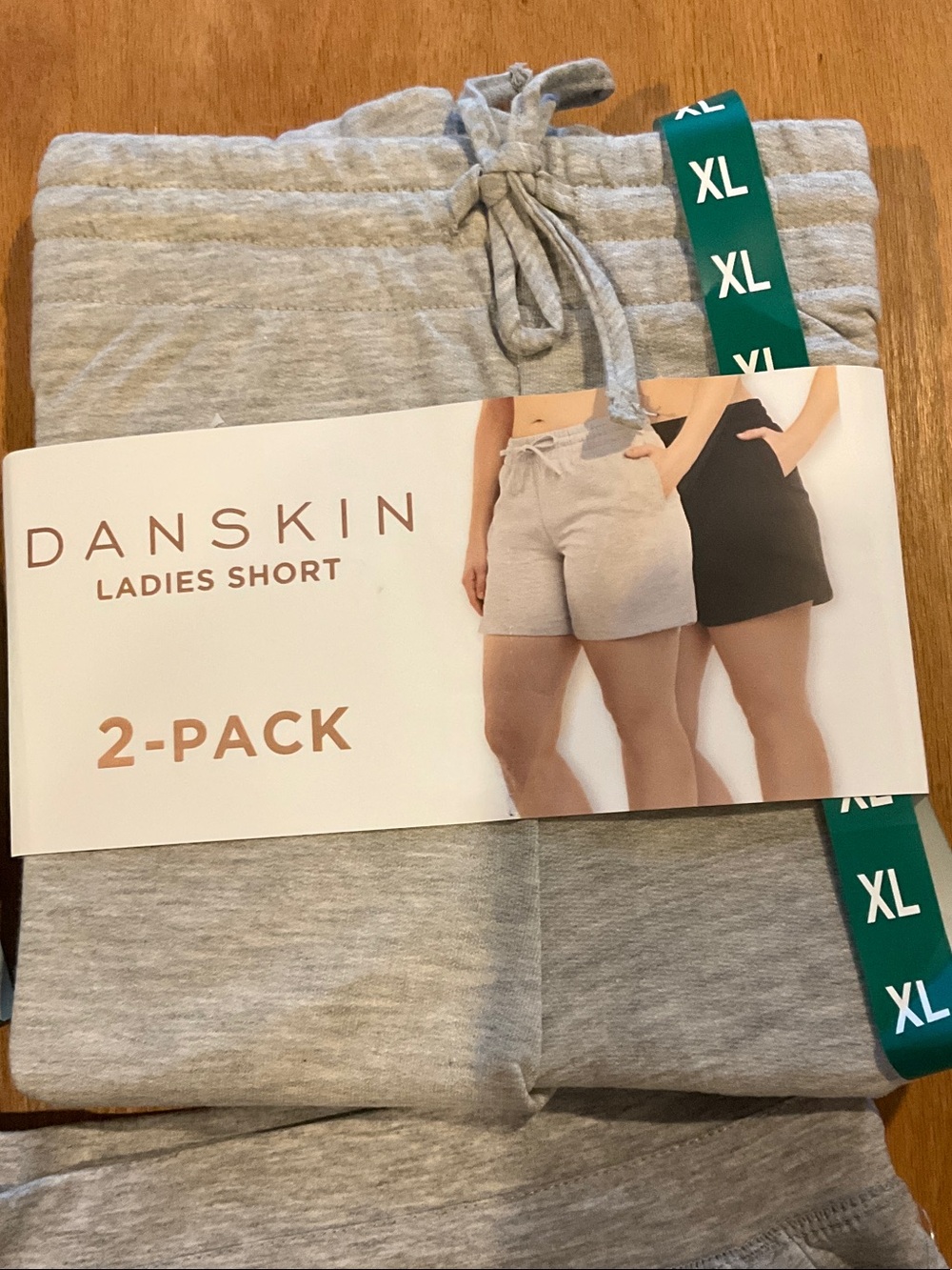 NWT Lot of 3 casual drawstring Pull-On Shorts  different shades of grey - Picture 3 of 10